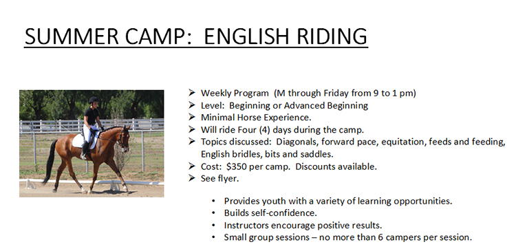 Hidden Creek Ranch ~ Equestrian Camps in Orange County CA